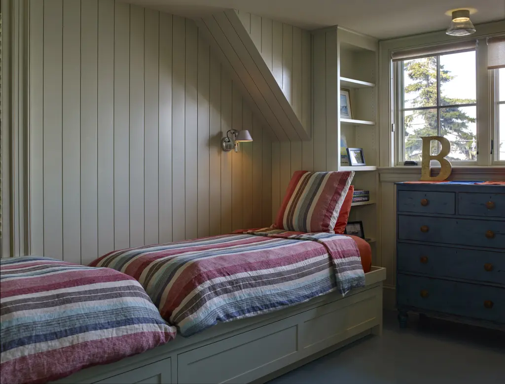 Cozy guest bedroom at Capitol Island