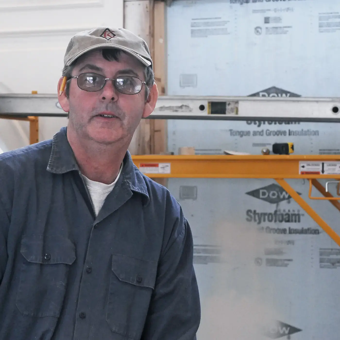 Ronny Hyson is a carpenter for Knickerbocker Group