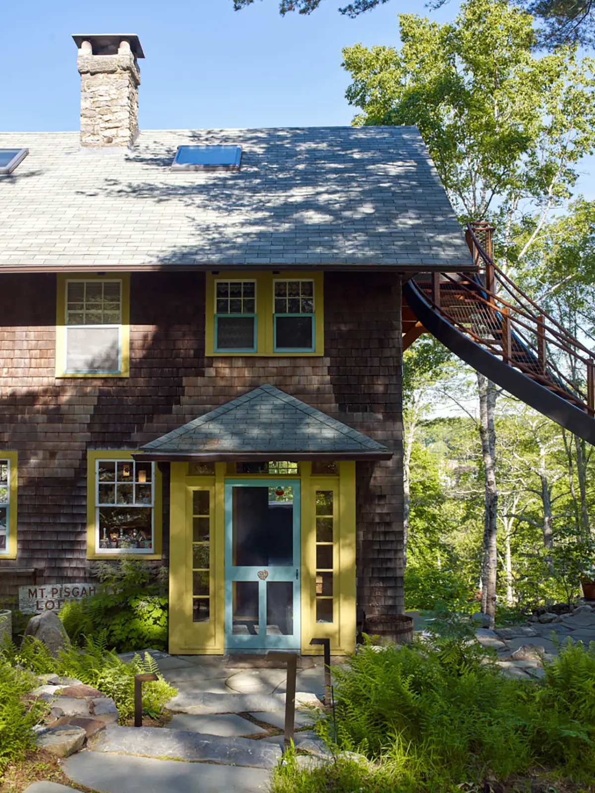 Bright trim around this Mt. Pisgah property