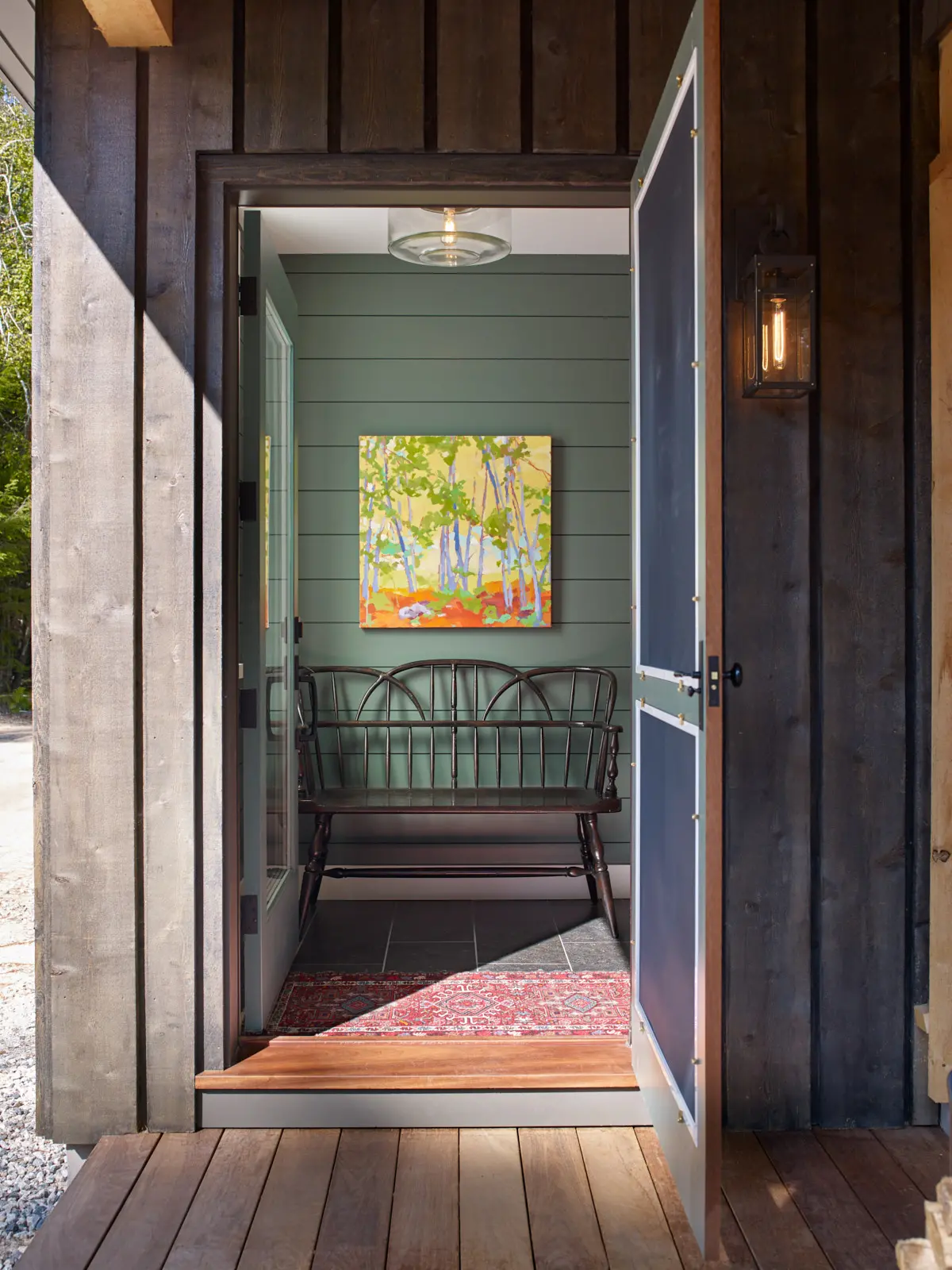 Entry into the Cozy Bear Cabin