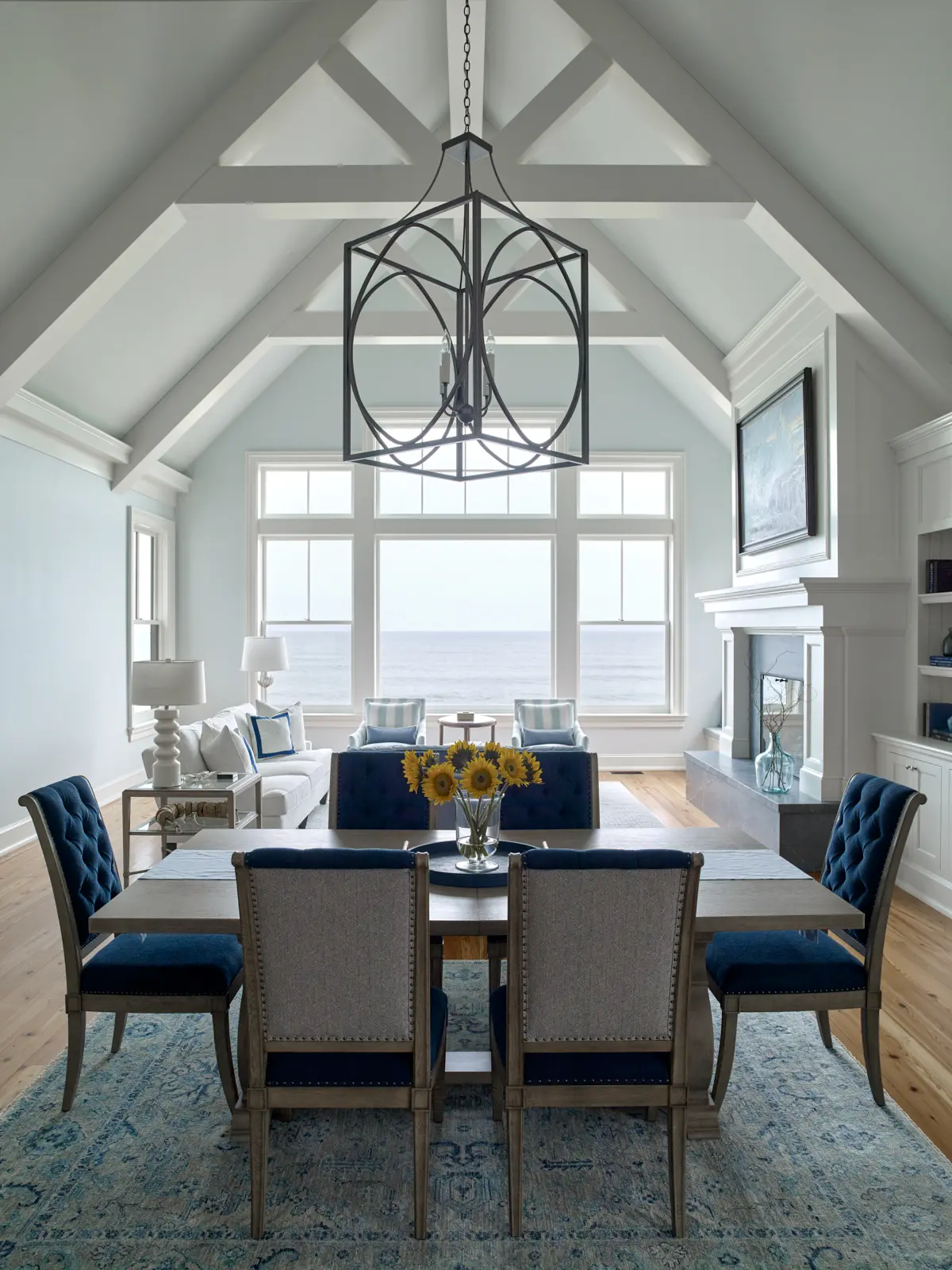 Dinning room with view of Maine Coast