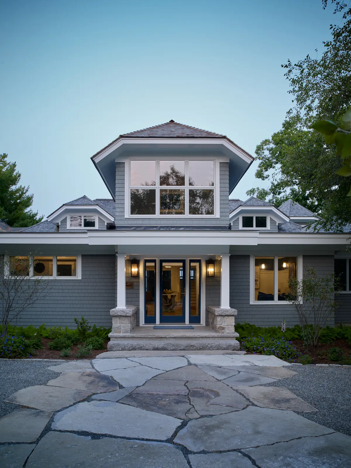 Stone entryway