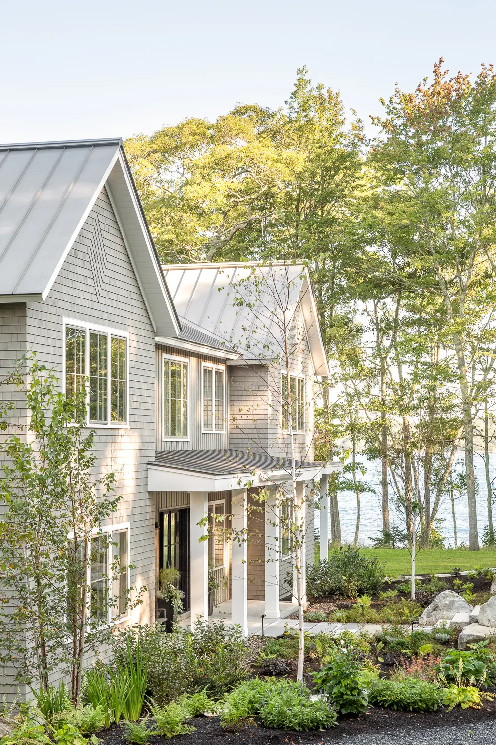 A side profile of coastal Maine home